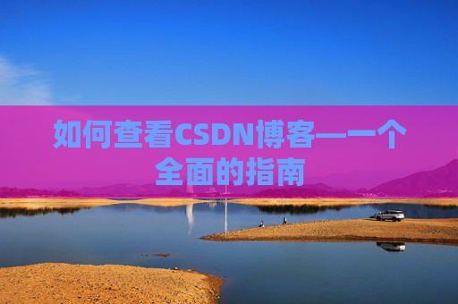 如何查看CSDN博客—一个全面的指南
